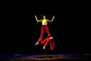 Duo Fire Acrobats